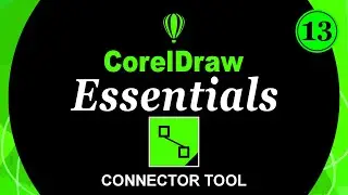 Mastering the Connector Tool and Anchor Editing in CorelDRAW Essentials | Complete Guide in Hindi