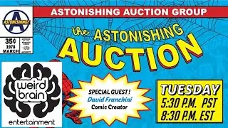 Tuesday ASTONISHING COMICS: Live Comic Book Auction (7/22/25) 8:30pm (EST)/5:30pm (PST)