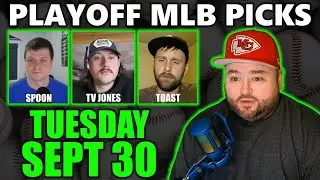 Playoff MLB Picks with Kyle Kirms | Tuesday September 30th