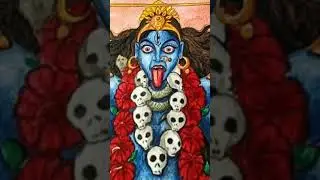 #devi #goddess #painting #art #drawing #hindu #religion #kali