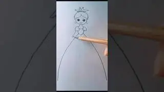 How To Draw Your Picture Easy For Kids   Queen   Queen Step By Step