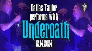 2024: Dallas Taylor Performs With Underoath - 