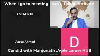 Meeting Presence for midcareer - Candid with Manjunath