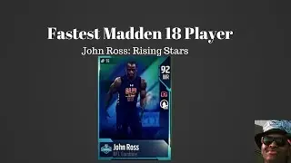 Fastest Player in the Game!!! 92 John Ross: Rising Stars Madden 18