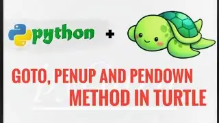 pyTurtle 6 | Goto method in turtle | Python | #pyGuru