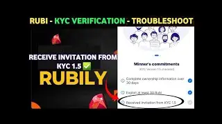 How to Get Your KYC Invitation on Rubi Network (Step-by-Step Guide)
