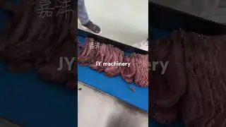 Cooked meat slicer #foodmachine #machine #foodfactory #meat #beefslice beef slicer