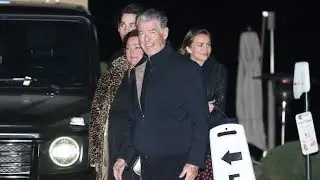 Pierce Brosnan And Wife Keely Dine At Nobu With Handsome Sons Dylan And Paris
