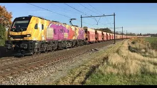 Trainspotting/ Railfanning at the famous Dutch Railroad bend/ curve at Horst area 🇳🇱Nov 7-2025 👍👍👍👍🚂