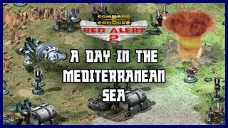 Red Alert 2 | A Day In The Mediterranean Sea | (7 vs 1 + Superweapons)