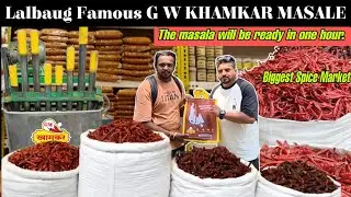 Lalbagh spice market| G W khamkar Lalbaug famous spice shop 🛍️🌶️