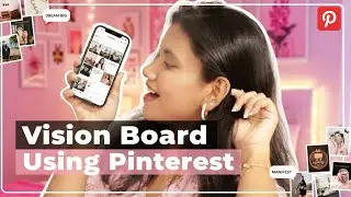 How to Make Vision Board Using Pinterest?🤔🩷| Pinterest Vision Board on Phone📱Tutorial| Shaziyah 