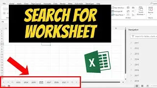 Как искать названия листов в Excel