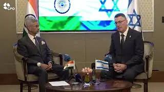 Press Statement alongside FM Gideon Sa&rsquo;ar of Israel&nbsp;in&nbsp;Jerusalem.