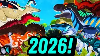 NOVOS DINOSSAUROS E SKINS QUE VÃO VIR PARA O PREHISTORIA DINOSAUR SURVIVAL 2026!!! [36k!]