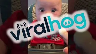 Baby with Down Syndrome Loves Yogurt Melts || ViralHog