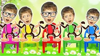 Five Little Monkeys Jumping On The Bed | Kids Song with YudTV