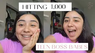 1,000 Followers on Teen Boss Babes Reaction Vlog