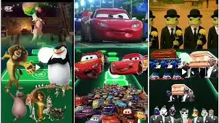Tiles Hop Fuse &ndash; Cartoon Characters BattleEpic&ndash;Cars & Madagascar Challenge! 🔥Capucheno Coffin danse 