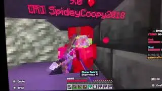 Trapping my brother in cube craft block wars (in Nintendo)