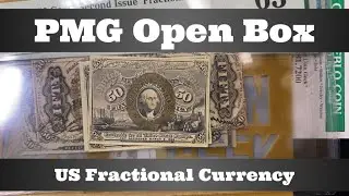 PMG Open Box - A Handful of US Fractional Currency Notes