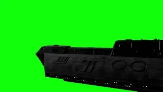 Green Screen Space Cruiser