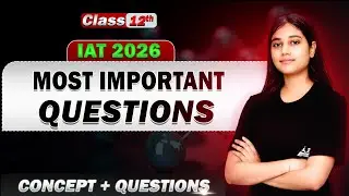 IAT 2026 Chemistry Strategy | How to Solve Chemistry Questions Easily in Exam | IISER IAT