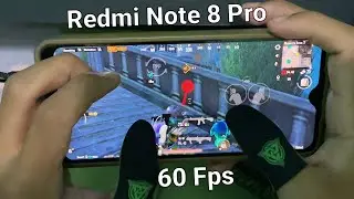 REDMI NOTE 8 PRO TEST PUBG MOBILE IN 2025 | Super Smooth+Extreme 60 Fps🔥Erangel Gameplay !!!