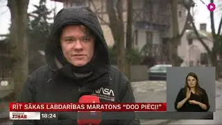 Rīt sākas labdarības maratons &ldquo;DOD PIECI!&rdquo;
