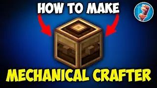 How to Make a Mechanical Crafter in Create Mod for Minecraft