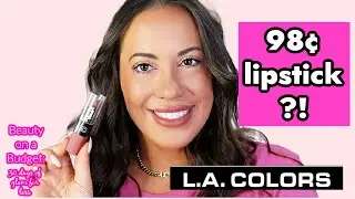 This 98&cent; Lipstick Looks Like $20 | LA Colors Review (day 29)