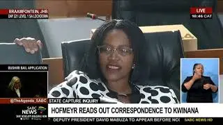 State Capture Inquiry | DCJ Zondo sets out commission procedure for Kwinana's legal representative