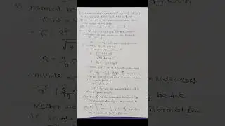 Vector and Cartesian equation of a plane in normal form. Hot question with full solution.