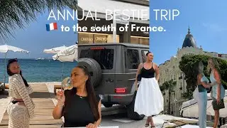 SOUTH OF FRANCE VLOG: OUR ANNUAL GIRLS TRIP! what we ate, wore and did in Cannes 🇫🇷
