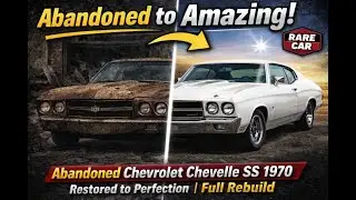 Abandoned Chevrolet Chevelle SS 1970 Restored to Perfection | Full Rebuild