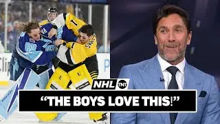 Henrik Lundqvist LOVES the Goalie Fights in the NHL 😂🥊 | NHL on TNT