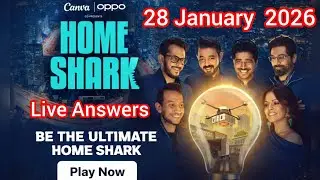 Shark Tank India Home Shark 28 January 2026|Play Along Live Answers | #shark tank india season 5