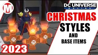 DCUO Christmas Styles and Base Items 2023