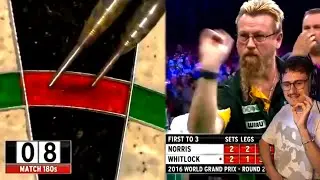 Simon Whitlock 16 Perfect Darts to Win - 2016 PDC World Grand Prix | f31ix react