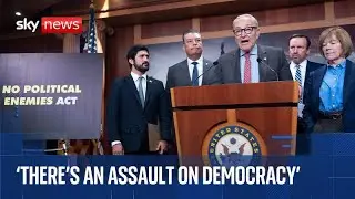 Democrat news conference on free speech after Jimmy Kimmel taken off air