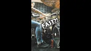 Bomb Blast Beat at 245 BPM 😱 Impressive Drumming #shorts