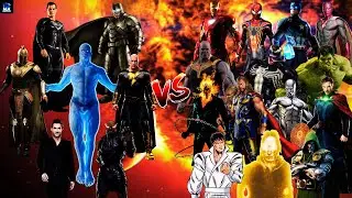 Marvel VS DC | Superman, Dr Manhattan, Blackadam,Lucifer & DC VS Marvel | Seven Round Fight..!🤯🔥