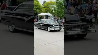 Ford Fairlane Crown Victoria Skyliner Classic car Drive By Engine Sound Motor Muster