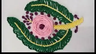 hand embroidery design handwork khatli HandWork kadai fancy butta disaine aari jrhandwork #handwork
