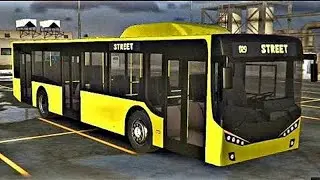 Street Bus Driving | Red Bus Game Driving Simulator | Android Gameplay
