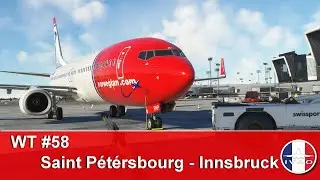 WT57 - Saint Pétersbourg ➔ Innsbruck | TOUR DU MONDE EN 737
