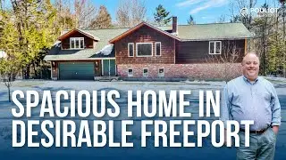 Freeport Maine Home Tour: Spacious Living in Desirable Neighborhood | Maine Real Estate