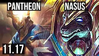PANTHEON vs NASUS (TOP) | 4.1M mastery, 10/2/13, 1200+ games | KR Diamond | v11.17