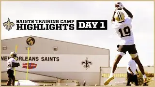 Saints Training Camp Highlights from Day 1 | New Orleans Saints