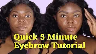 HOW TO: PERFECT QUICK AND EASY EYEBROW TUTORIAL|UPDATED BROW ROUTINE| BEGINNER FRIENDLY |AFFORDABLE